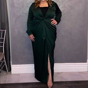 Satin Maxi dress